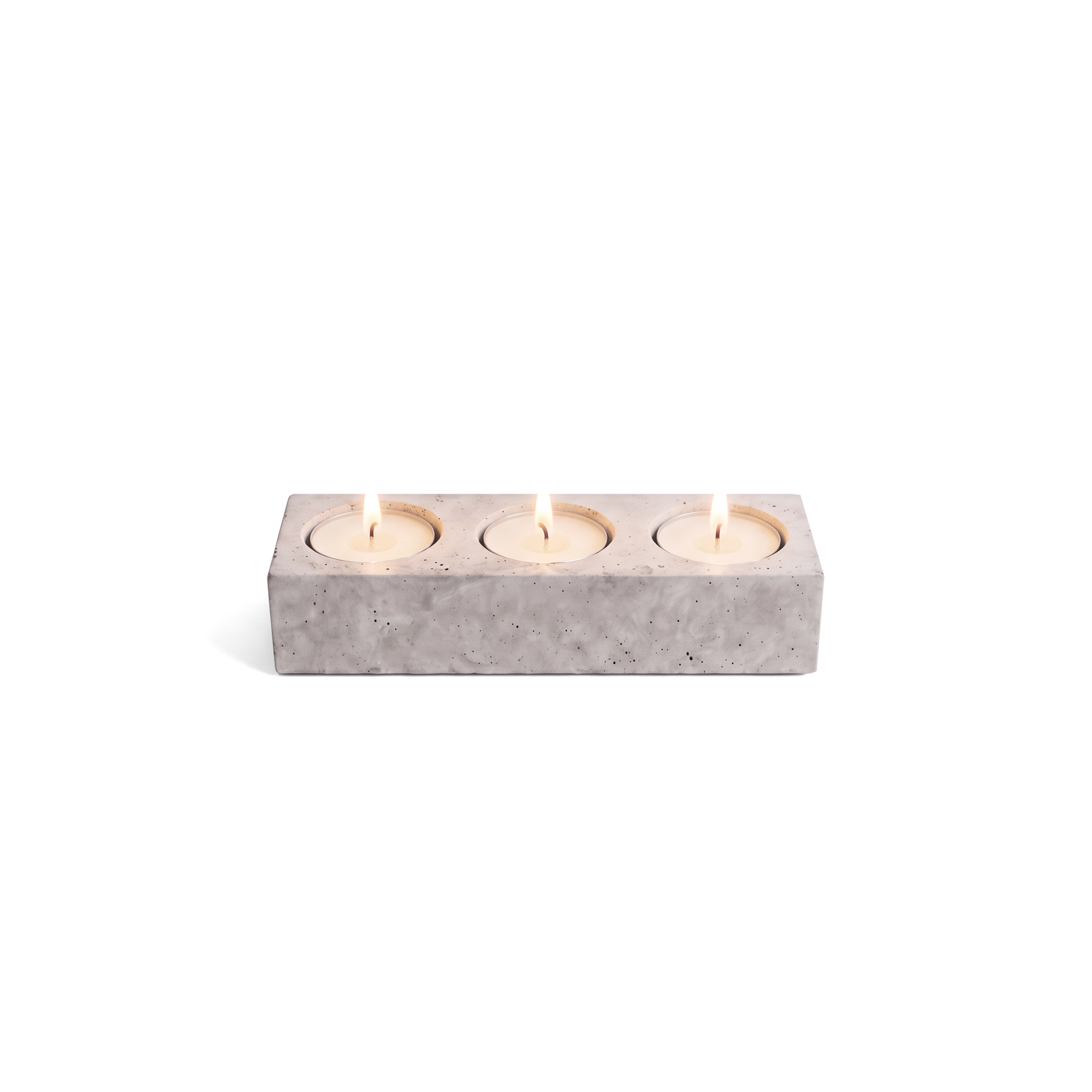 Linear Concrete Candle Holder